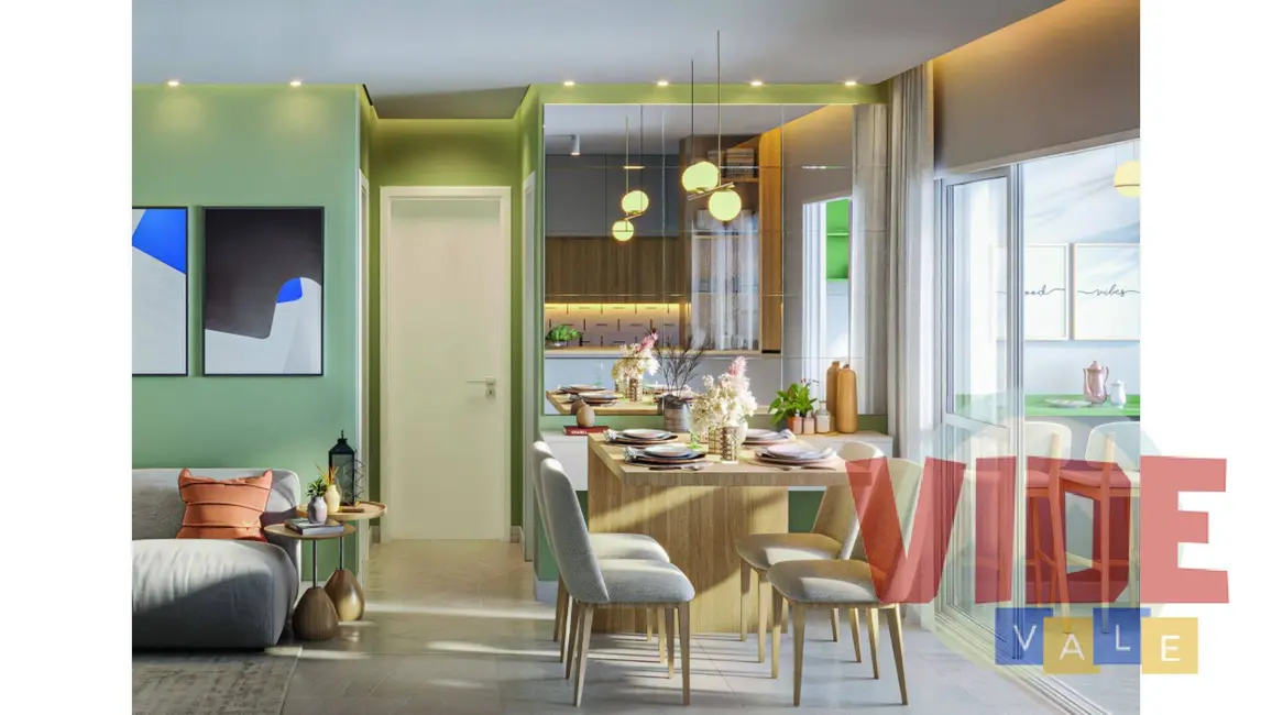 Apartamento com 2 quartos à venda, 56m2 em Sao Jose Dos Campos - SP - imagem 3 Foto 3 de Apartamento com 2 quartos à venda, 56m2 em Sao Jose Dos Campos - SP