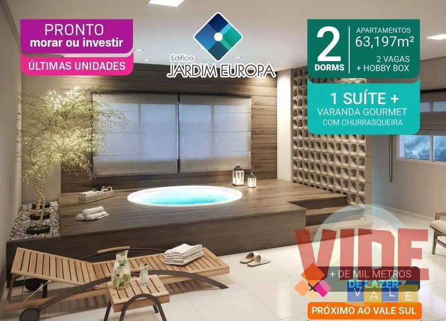 Apartamento com 2 quartos à venda, 63197m2 em Sao Jose Dos Campos - SP - imagem 8 Foto 8 de Apartamento com 2 quartos à venda, 63197m2 em Sao Jose Dos Campos - SP