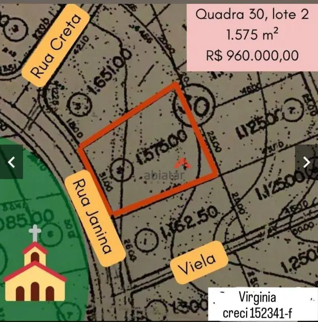 Foto 2 de Terreno / Lote à venda, 1575m2 em Vila de São Fernando, Cotia - SP