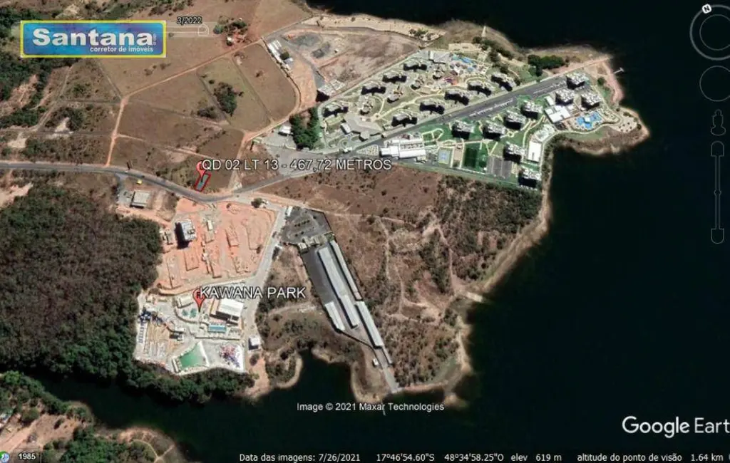 Foto 1 de Terreno / Lote à venda, 468m2 em Caldas Novas - GO