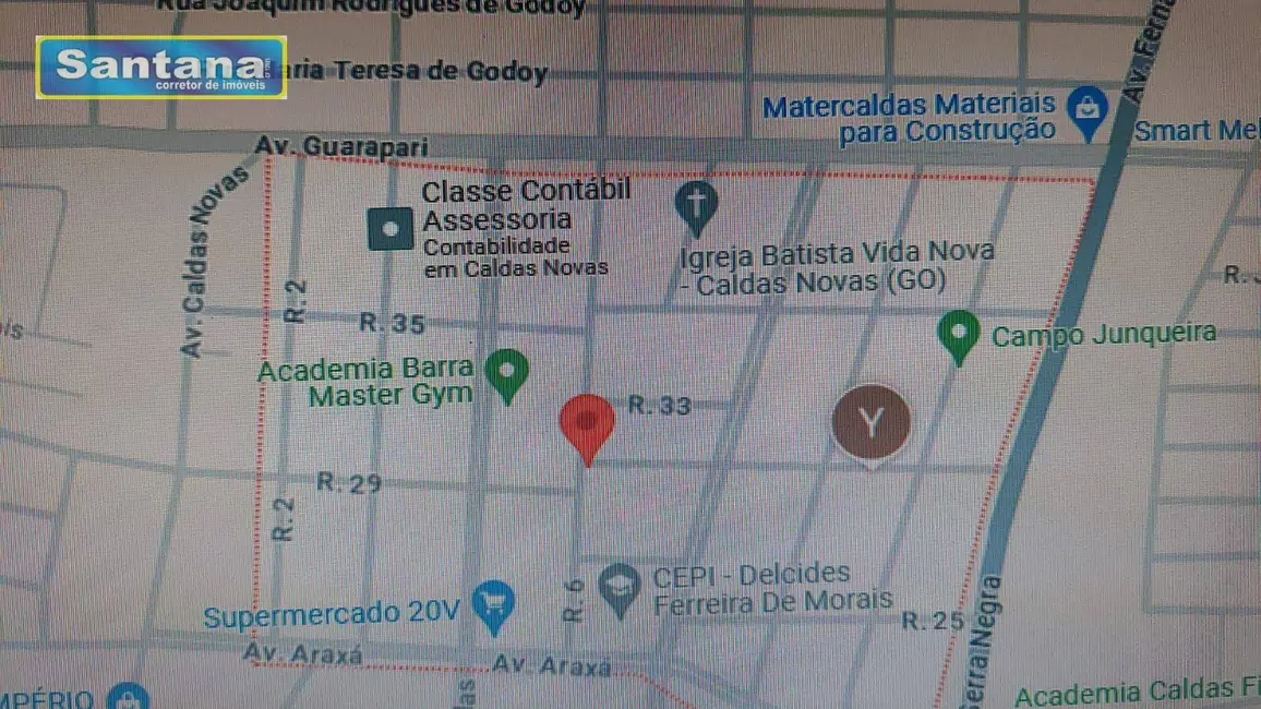 Foto 5 de Terreno / Lote à venda, 265m2 em Caldas Novas - GO