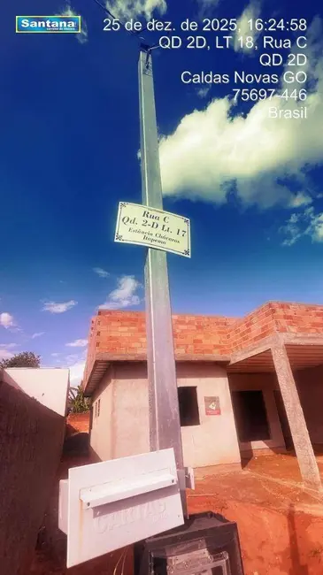 Foto 1 de Casa com 2 quartos à venda, 250m2 em Caldas Novas - GO