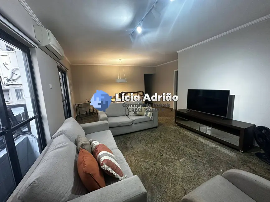 Foto 1 de Apartamento com 3 quartos para alugar, 123m2 em Pompéia, Santos - SP