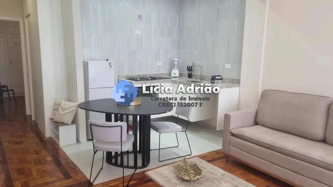 Foto 1 de Apartamento com 1 quarto à venda, 50m2 em Boqueirão, Santos - SP