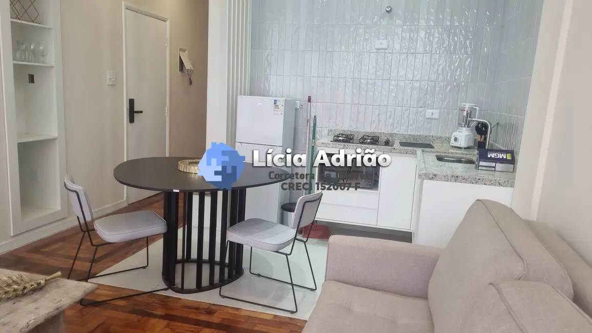 Foto 2 de Apartamento com 1 quarto à venda, 50m2 em Boqueirão, Santos - SP