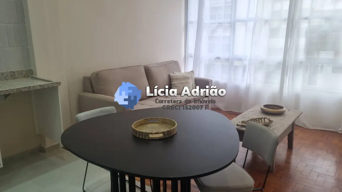 Foto 4 de Apartamento com 1 quarto à venda, 50m2 em Boqueirão, Santos - SP