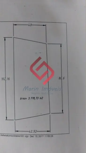 Foto 8 de Terreno / Lote à venda, 3779m2 em Zona Industrial, Sorocaba - SP