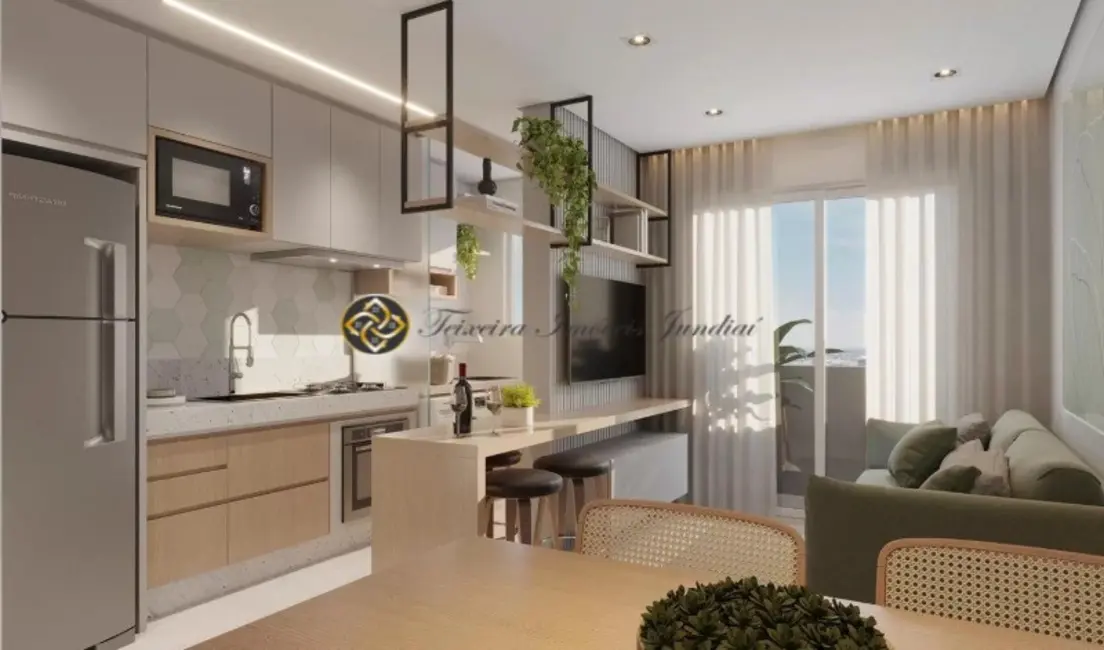 Foto 1 de Apartamento com 2 quartos à venda, 49m2 em Medeiros, Jundiai - SP