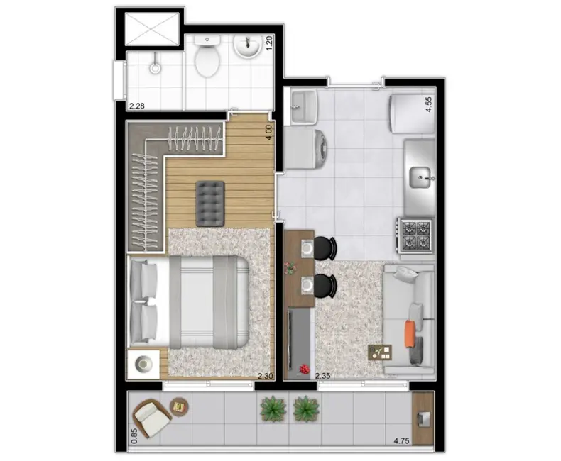 Foto 9 de Apartamento com 1 quarto à venda, 29m2 em Água Branca, São Paulo - SP