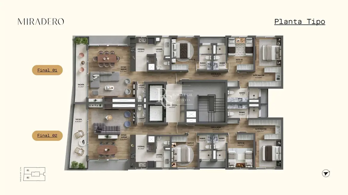 Foto 3 de Apartamento com 3 quartos à venda, 139m2 em Rio Branco, Porto Alegre - RS