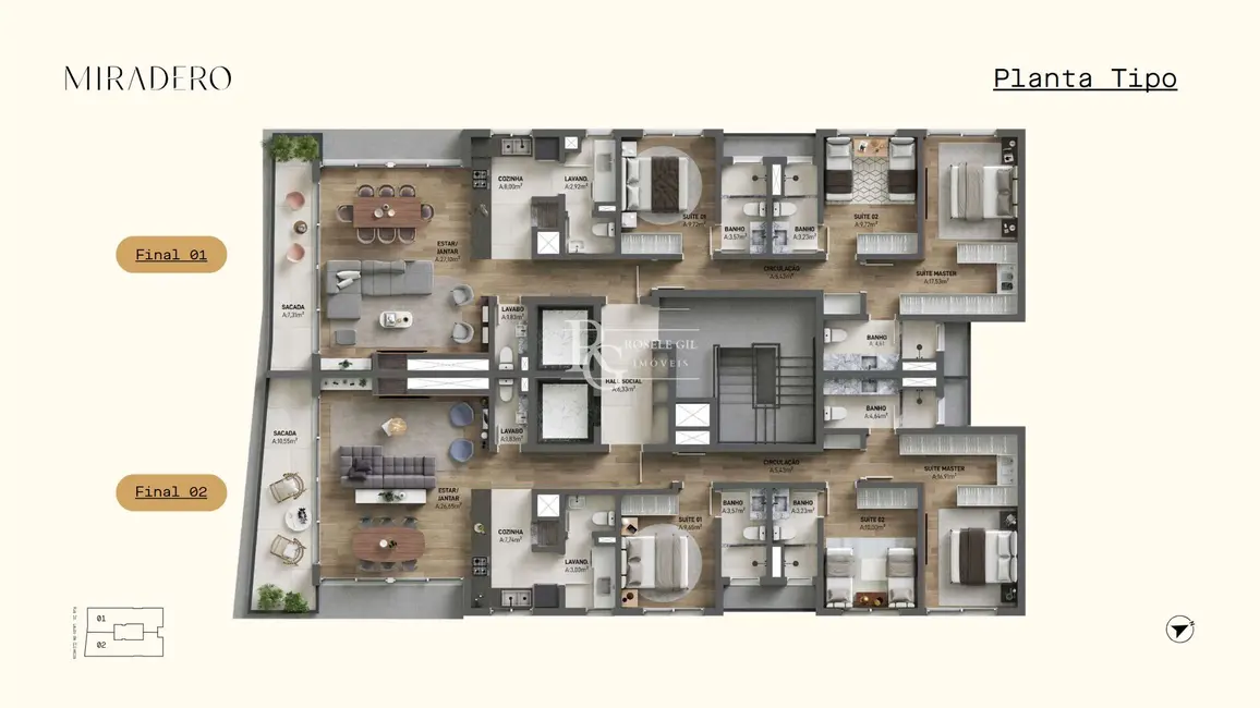 Apartamento com 3 quartos à venda, 139m2 em Rio Branco, Porto Alegre - RS - imagem 3 Foto 3 de Apartamento com 3 quartos à venda, 139m2 em Rio Branco, Porto Alegre - RS