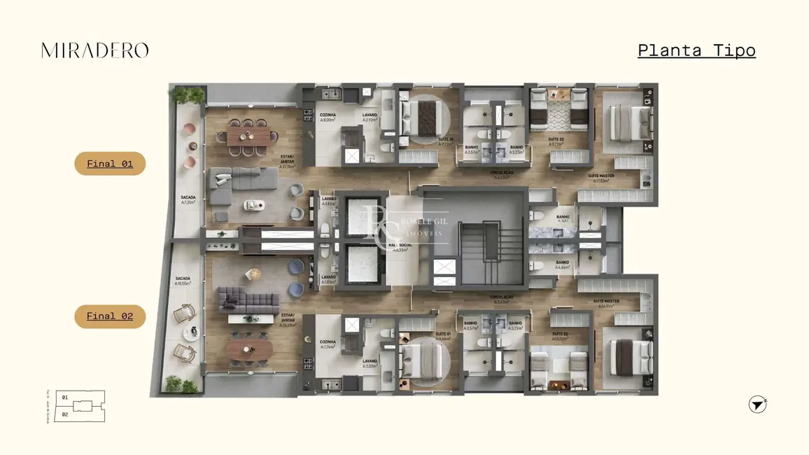 Foto 3 de Apartamento com 3 quartos à venda, 137m2 em Rio Branco, Porto Alegre - RS