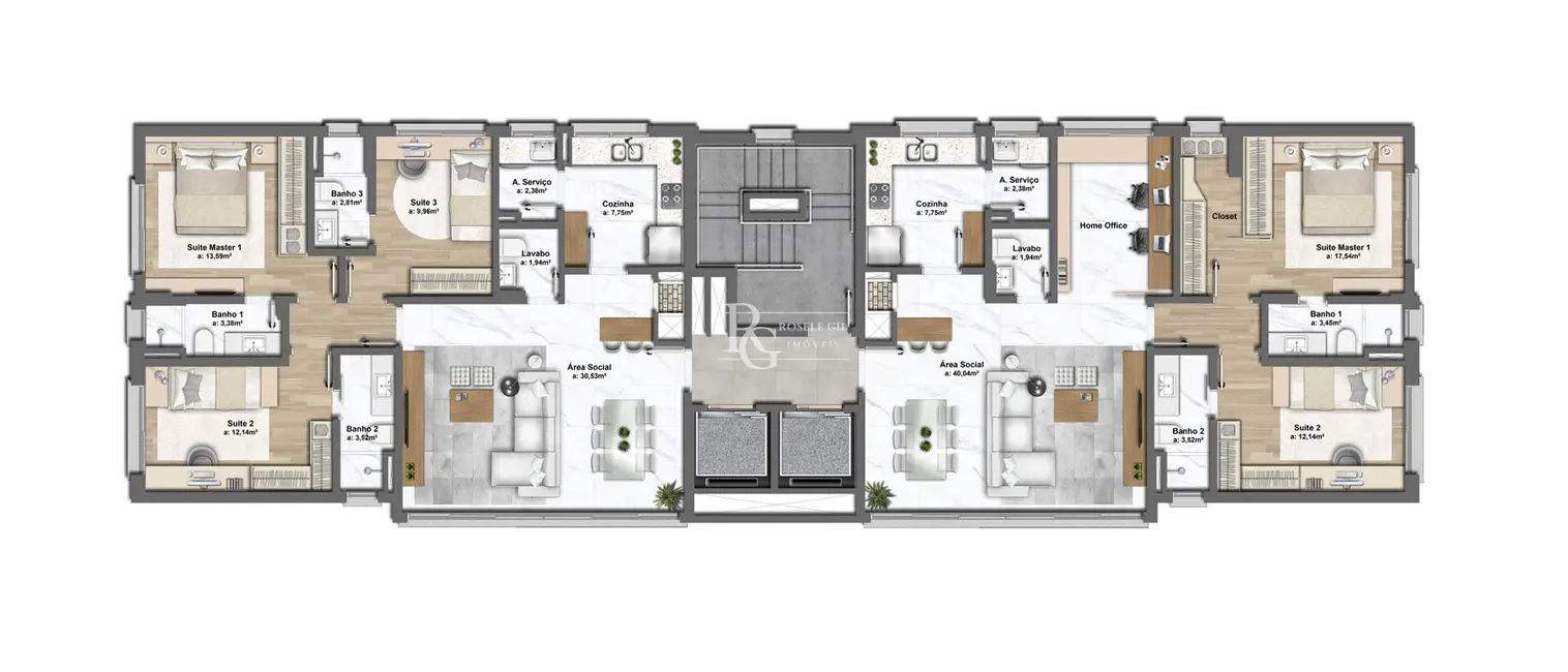 Foto 8 de Apartamento com 2 quartos à venda, 107m2 em Bela Vista, Porto Alegre - RS