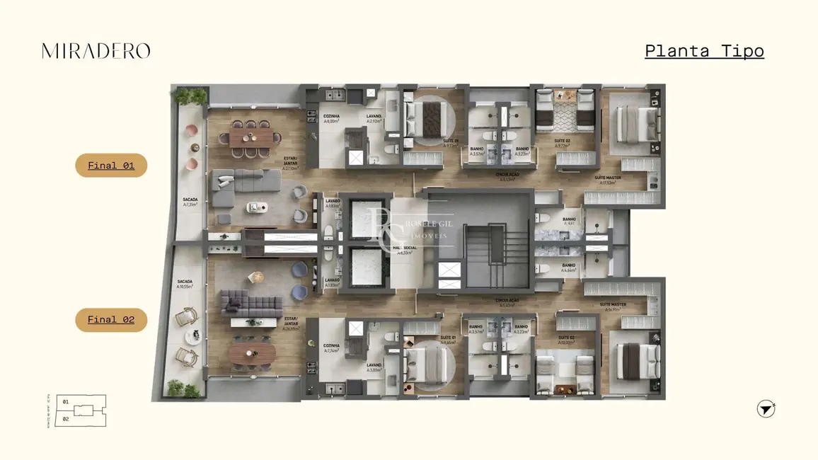 Foto 3 de Apartamento com 3 quartos à venda, 137m2 em Rio Branco, Porto Alegre - RS