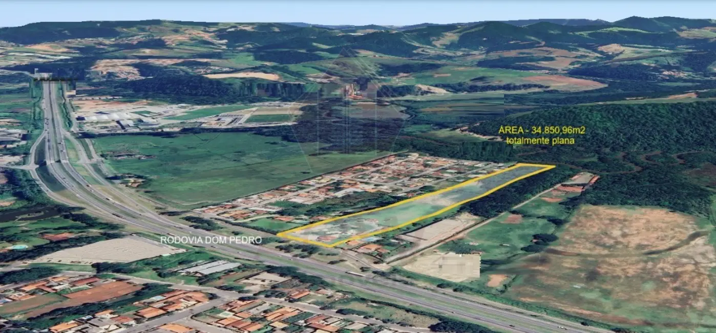 Foto 1 de Terreno / Lote à venda, 34851m2 em Guaxinduva, Atibaia - SP