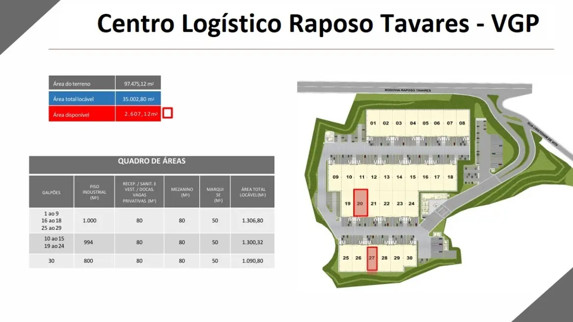 Foto 2 de Armazém / Galpão para alugar, 1000m2 em Vargem Grande Paulista - SP