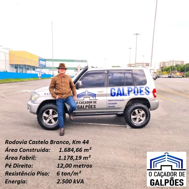 Armazém / Galpão para alugar, 1178m2 em Aracariguama - SP - imagem 1 Foto 1 de Armazém / Galpão para alugar, 1178m2 em Aracariguama - SP