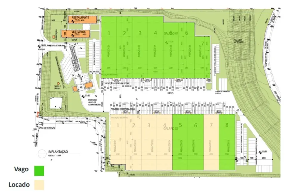Armazém / Galpão para alugar, 9971m2 em Água Chata, Guarulhos - SP - imagem 3 Foto 3 de Armazém / Galpão para alugar, 9971m2 em Água Chata, Guarulhos - SP