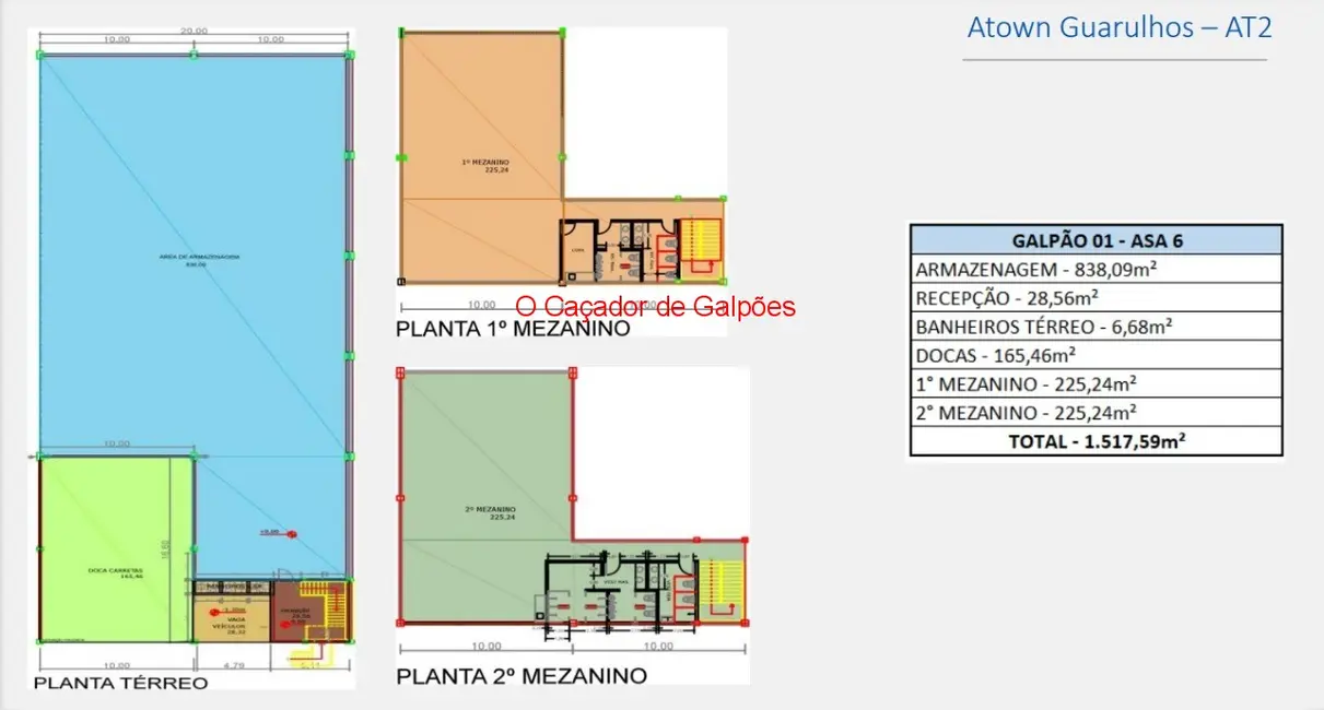 Armazém / Galpão para alugar, 838m2 em Jardim Cumbica, Guarulhos - SP - imagem 6 Foto 6 de Armazém / Galpão para alugar, 838m2 em Jardim Cumbica, Guarulhos - SP