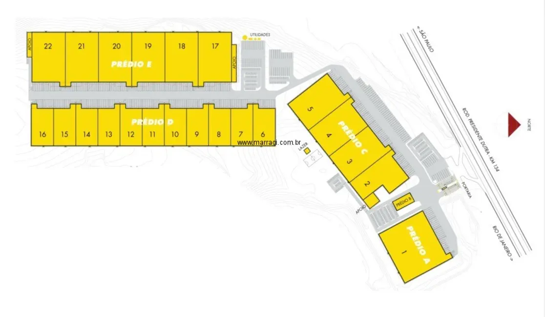 Foto 5 de Armazém / Galpão para alugar, 13698m2 em Vila Galvão, Cacapava - SP