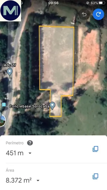 Foto 2 de Terreno / Lote à venda, 69954m2 em Éden, Sorocaba - SP
