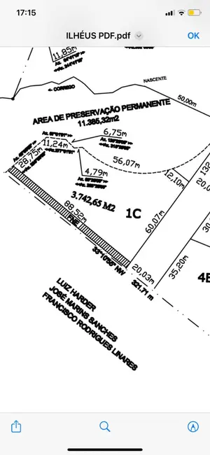 Foto 6 de Terreno / Lote à venda, 3743m2 em Iporanga, Sorocaba - SP