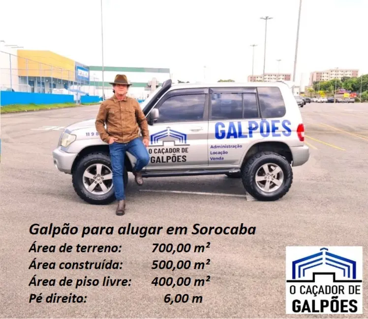 Armazém / Galpão para alugar, 400m2 em Jardim Refúgio, Sorocaba - SP - imagem 1 Foto 1 de Armazém / Galpão para alugar, 400m2 em Jardim Refúgio, Sorocaba - SP