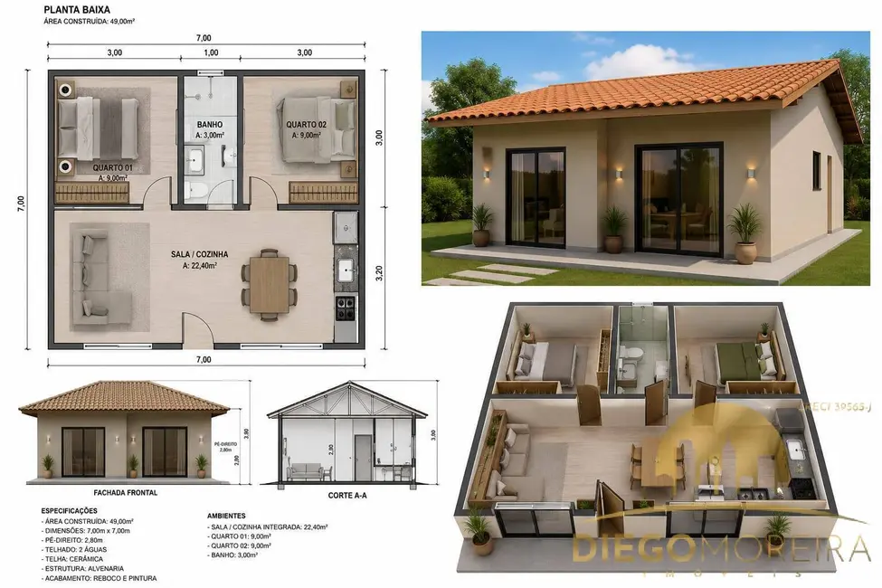 Casa com 2 quartos à venda, 500m2 em Mairipora - SP - imagem 3 Foto 3 de Casa com 2 quartos à venda, 500m2 em Mairipora - SP