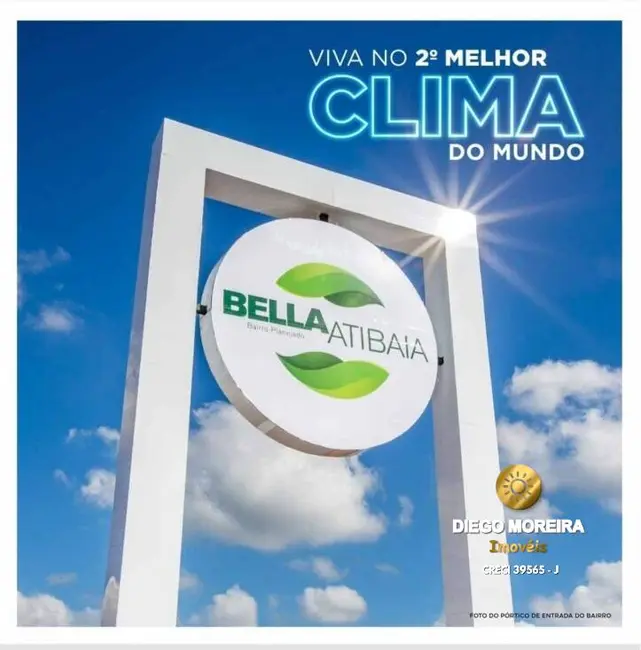 Foto 1 de Terreno / Lote à venda, 193m2 em Atibaia - SP