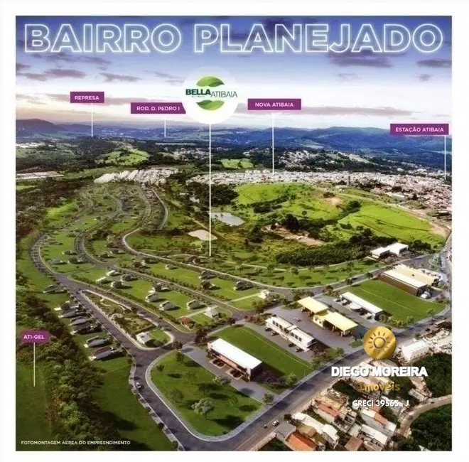 Foto 7 de Terreno / Lote à venda, 193m2 em Atibaia - SP