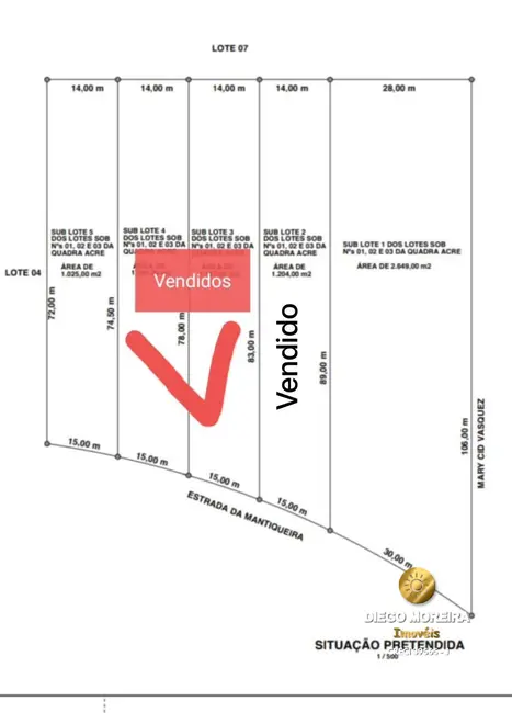 Foto 4 de Terreno / Lote à venda, 2649m2 em Jardim Estância Brasil, Atibaia - SP