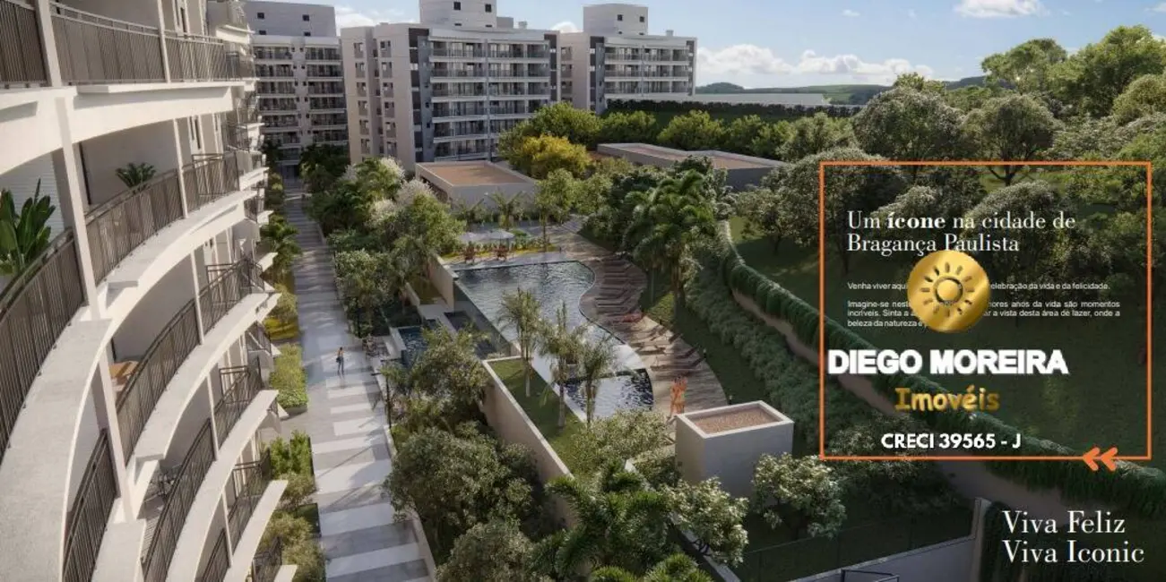 Apartamento com 1 quarto à venda, 50m2 em Condomínio Residencial e Comercial Fazenda Santa Petronilla, Braganca Paulista - SP - imagem 3 Foto 3 de Apartamento com 1 quarto à venda, 50m2 em Condomínio Residencial e Comercial Fazenda Santa Petronilla, Braganca Paulista - SP