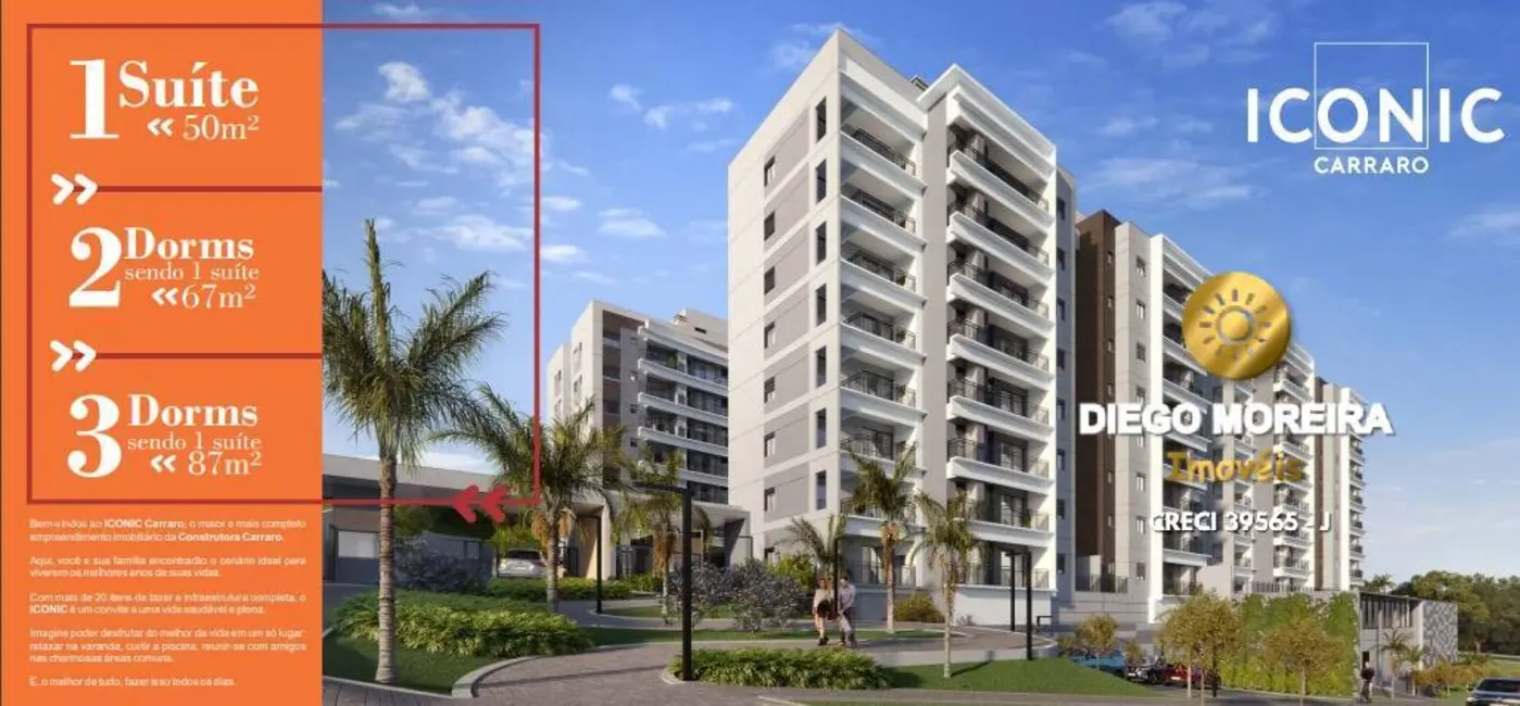 Apartamento com 1 quarto à venda, 50m2 em Condomínio Residencial e Comercial Fazenda Santa Petronilla, Braganca Paulista - SP - imagem 1 Foto 1 de Apartamento com 1 quarto à venda, 50m2 em Condomínio Residencial e Comercial Fazenda Santa Petronilla, Braganca Paulista - SP