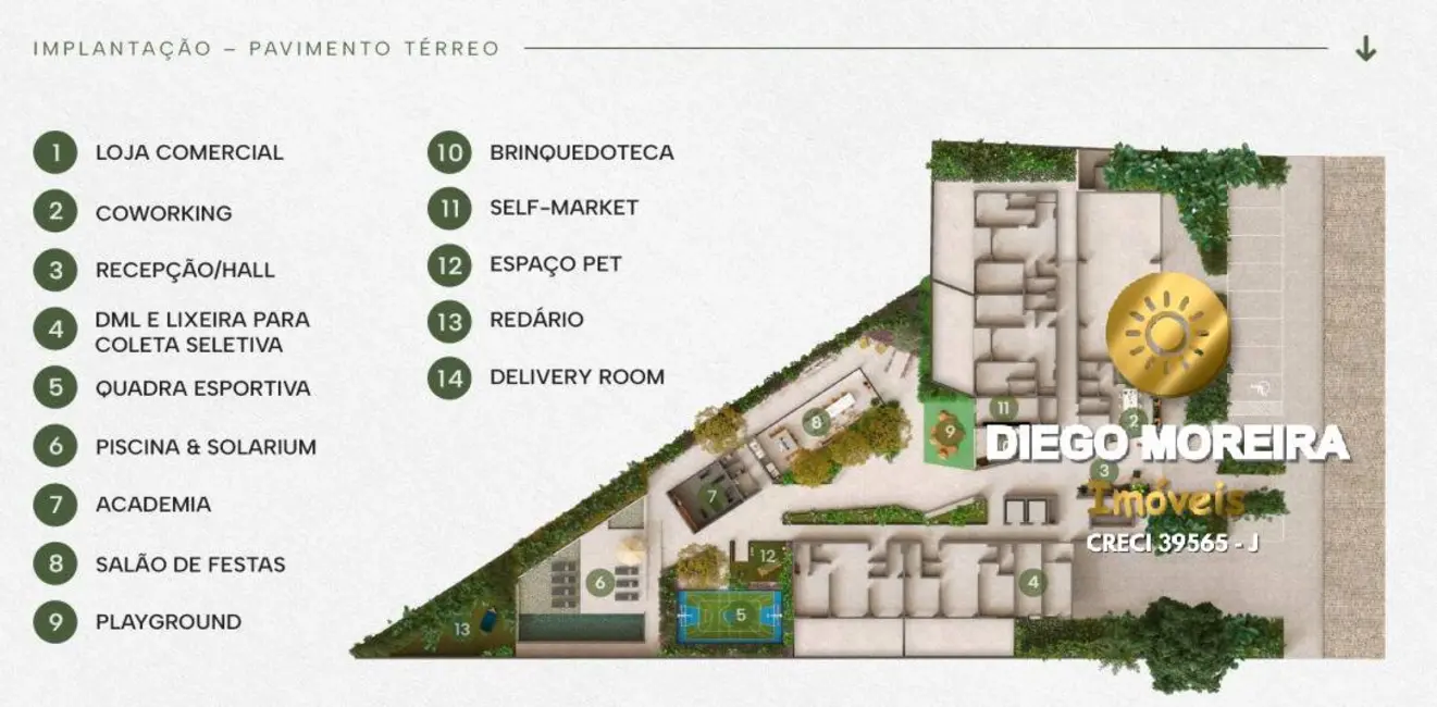 Foto 4 de Apartamento com 1 quarto à venda, 49m2 em Itapetinga, Atibaia - SP