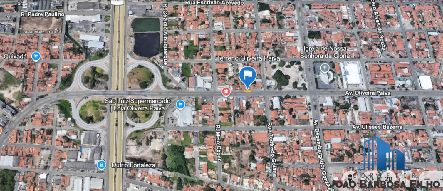 Foto 1 de Terreno / Lote à venda, 1040m2 em Cidade dos Funcionários, Fortaleza - CE