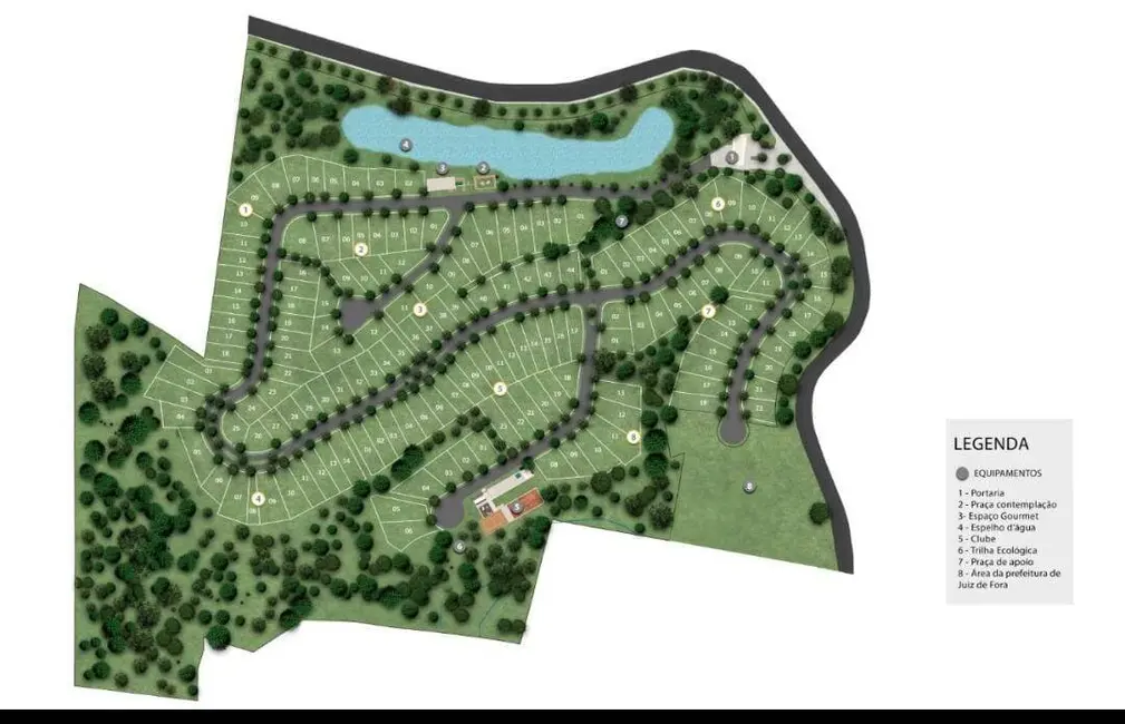 Foto 7 de Lote de Condomínio à venda em Salvaterra, Juiz De Fora - MG