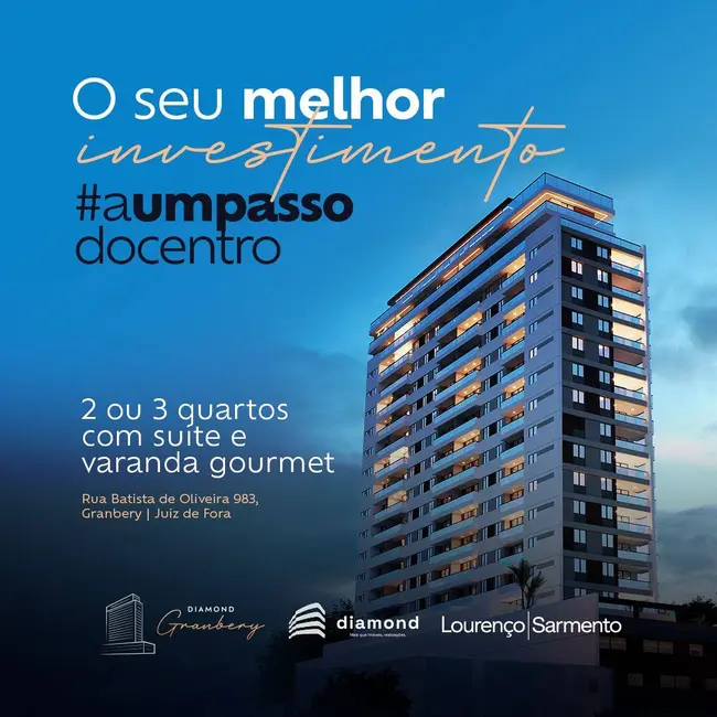 Foto 1 de Apartamento à venda em Granbery, Juiz De Fora - MG