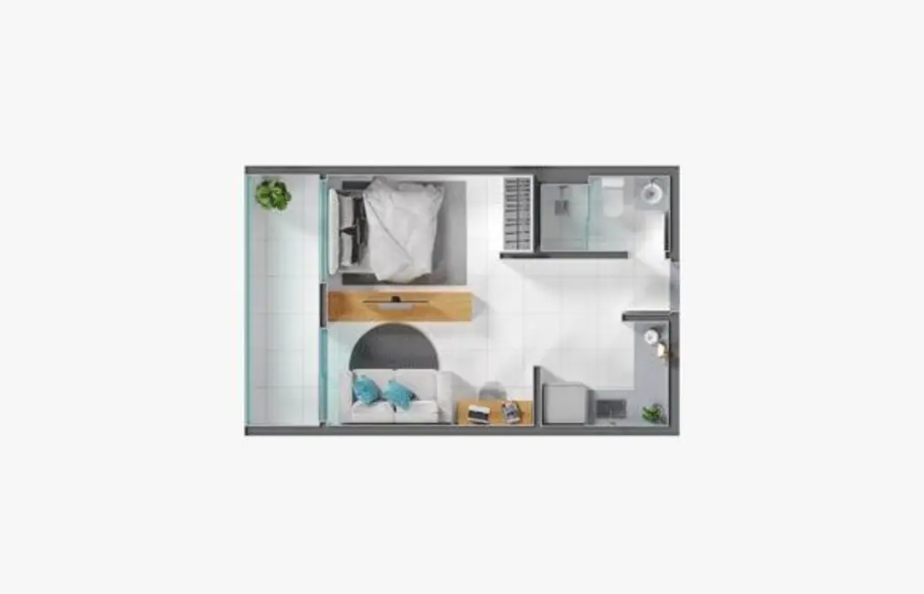 Apartamento com 1 quarto à venda em São Pedro, Juiz De Fora - MG - imagem 7 Foto 7 de Apartamento com 1 quarto à venda em São Pedro, Juiz De Fora - MG