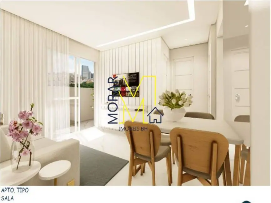 Foto 2 de Apartamento com 2 quartos à venda, 47m2 em Santa Mônica, Belo Horizonte - MG