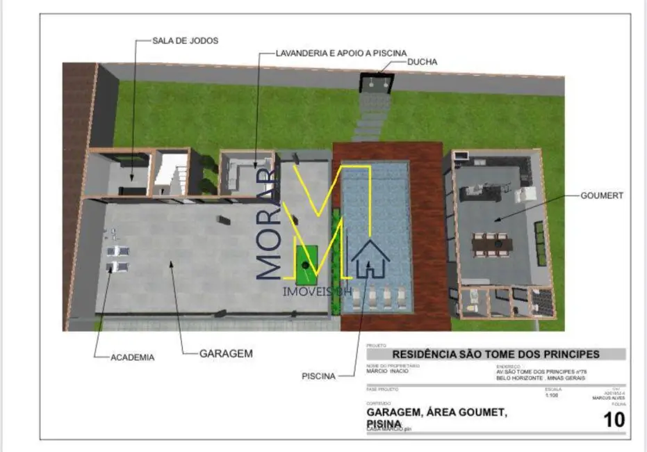 Casa à venda, 1190m2 em Jardim Atlântico, Belo Horizonte - MG - imagem 3 Foto 3 de Casa à venda, 1190m2 em Jardim Atlântico, Belo Horizonte - MG