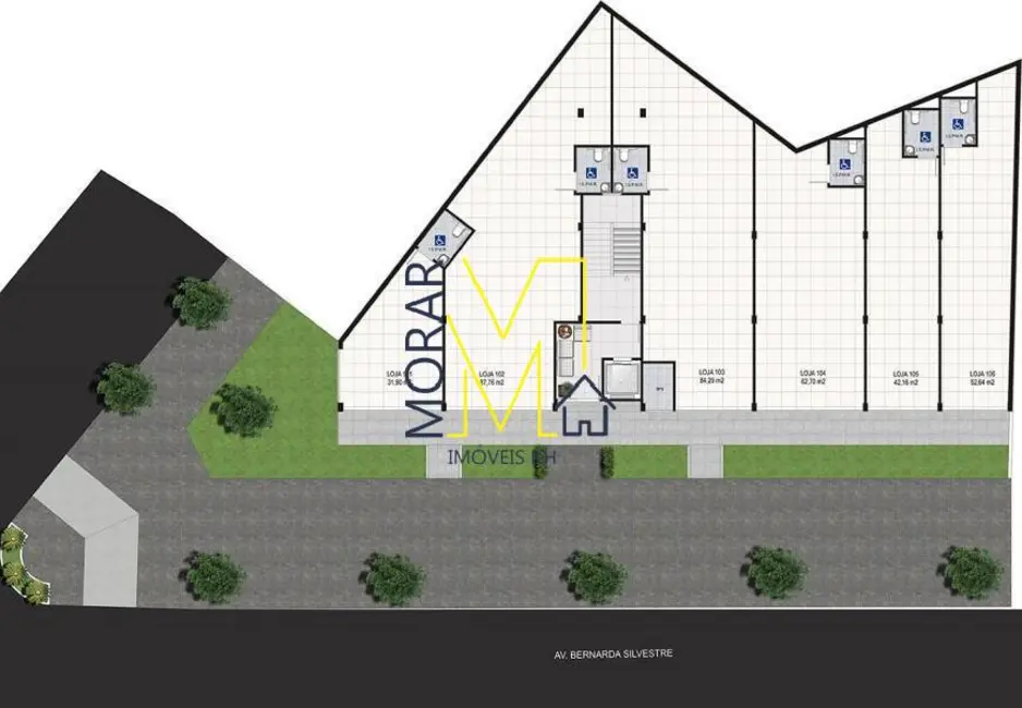 Foto 5 de Apartamento com 3 quartos à venda, 79m2 em Rio Branco, Belo Horizonte - MG