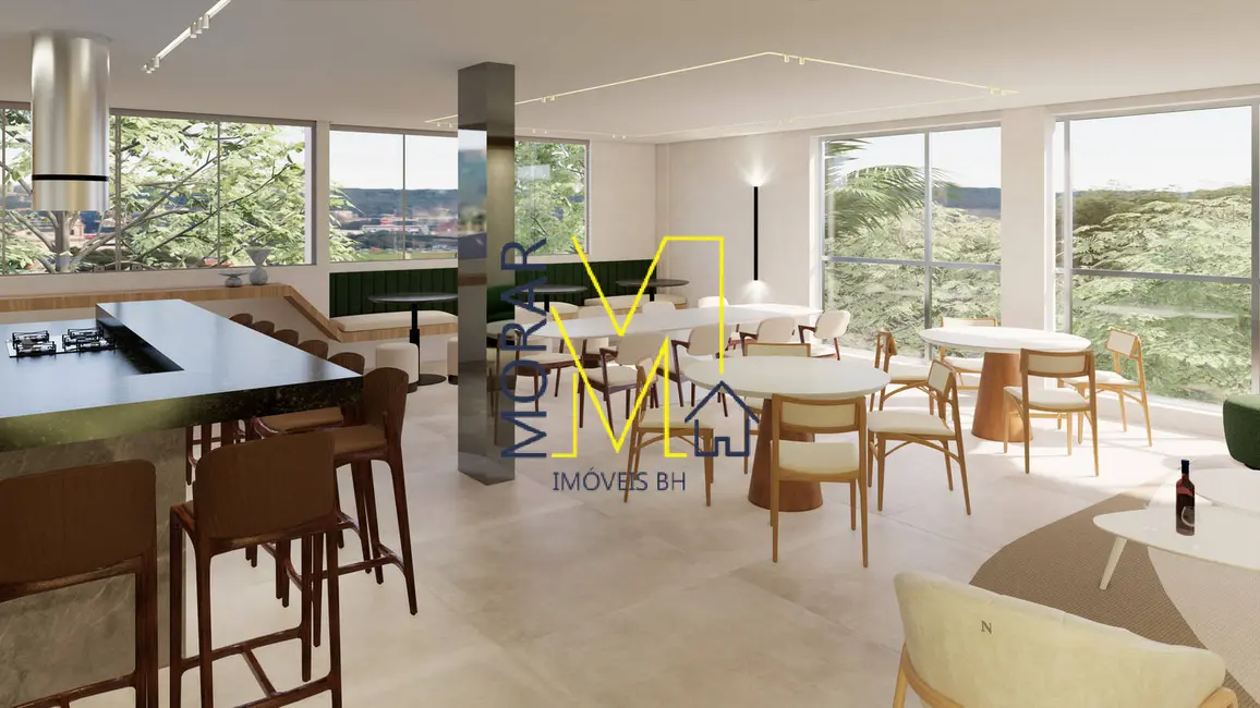 Foto 2 de Apartamento com 3 quartos à venda, 69m2 em Itapoã, Belo Horizonte - MG