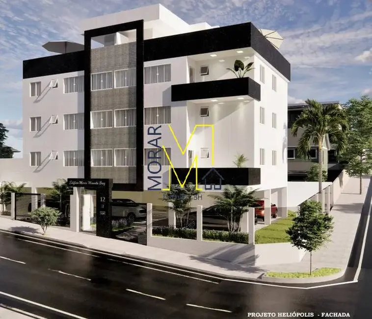 Foto 2 de Apartamento com 3 quartos à venda, 70m2 em Heliópolis, Belo Horizonte - MG