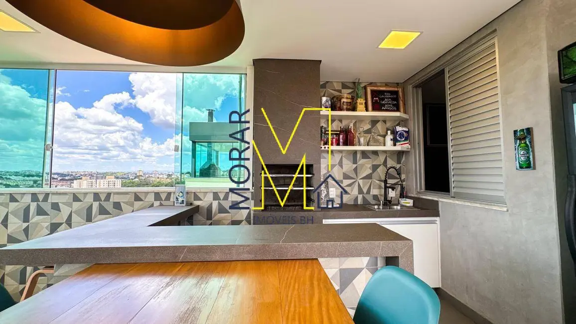 Foto 4 de Cobertura com 3 quartos à venda, 160m2 em Santa Branca, Belo Horizonte - MG