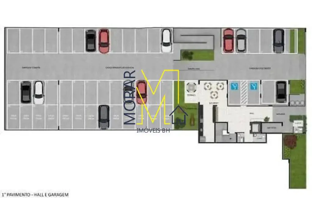 Foto 8 de Apartamento com 2 quartos à venda, 53m2 em Santa Branca, Belo Horizonte - MG