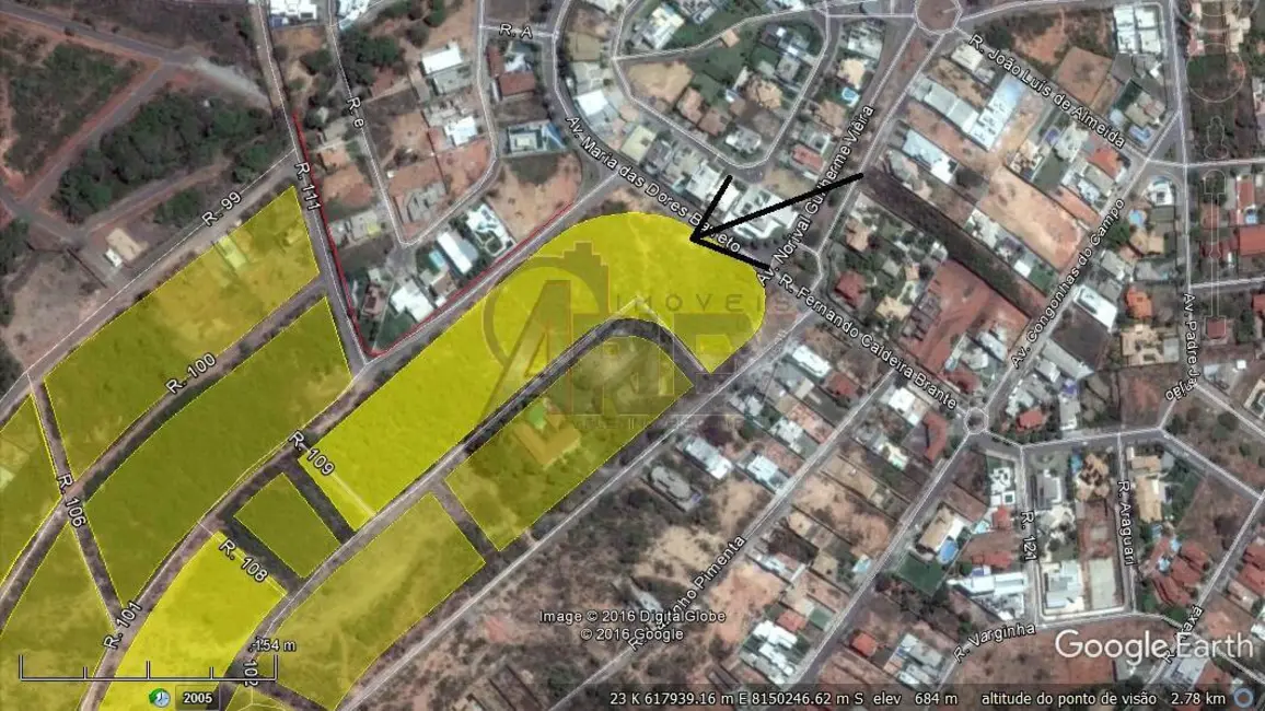 Foto 2 de Terreno / Lote à venda, 11100m2 em Ibituruna, Montes Claros - MG