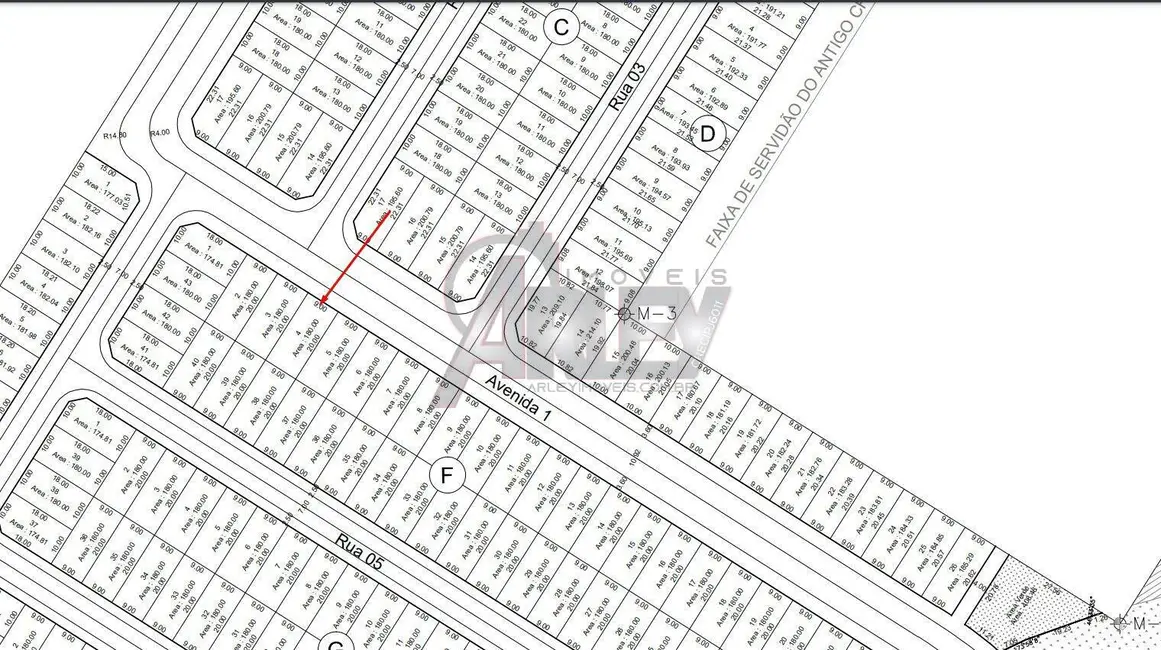 Foto 2 de Terreno / Lote à venda, 180m2 em Montes Claros - MG