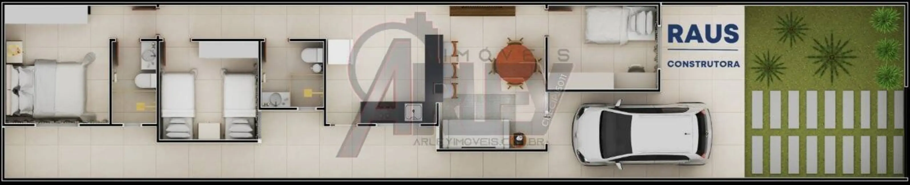 Foto 4 de Casa de Condomínio com 3 quartos à venda em Santa Rafaela, Montes Claros - MG