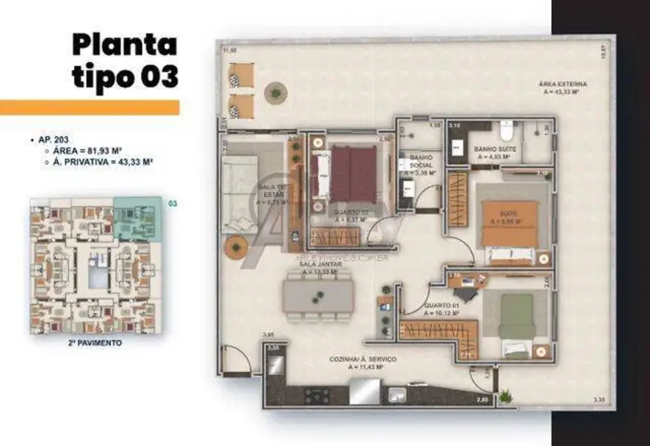 Foto 3 de Apartamento à venda em Centro, Montes Claros - MG