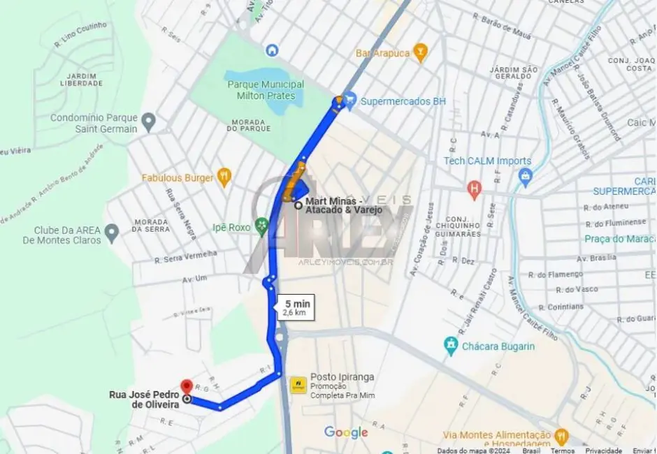 Foto 4 de Terreno / Lote à venda, 203m2 em Montes Claros - MG